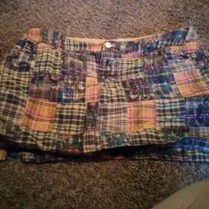 Duck head Madras skort
