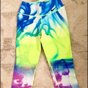 Nike Bright Colored Full Length Running Tights XS