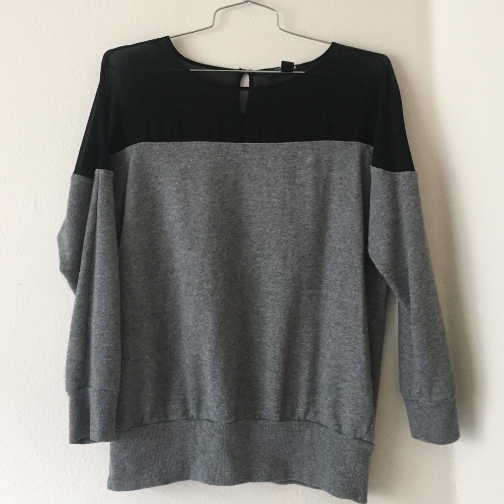 Contrast pullover