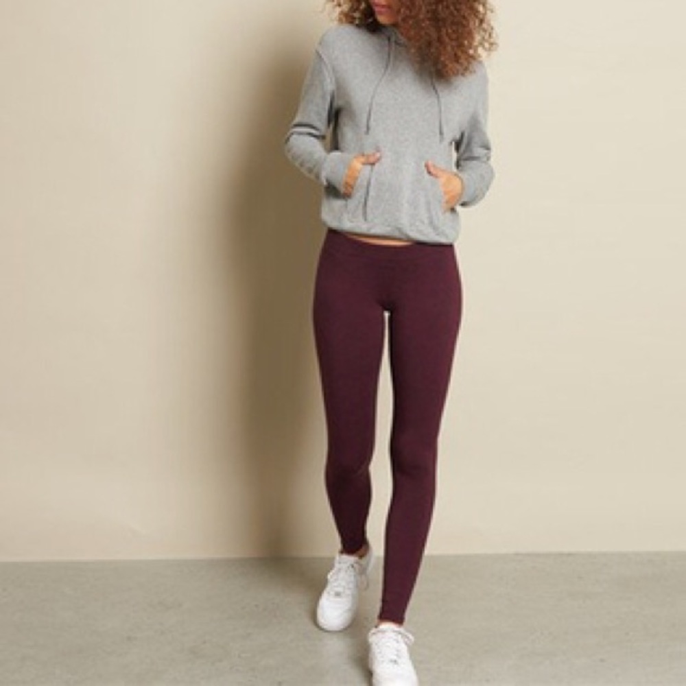 Garage super soft long legging burgundy