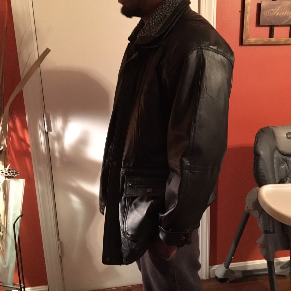 Men's Leather Coat