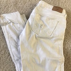 Hollister White Skinny Jeans