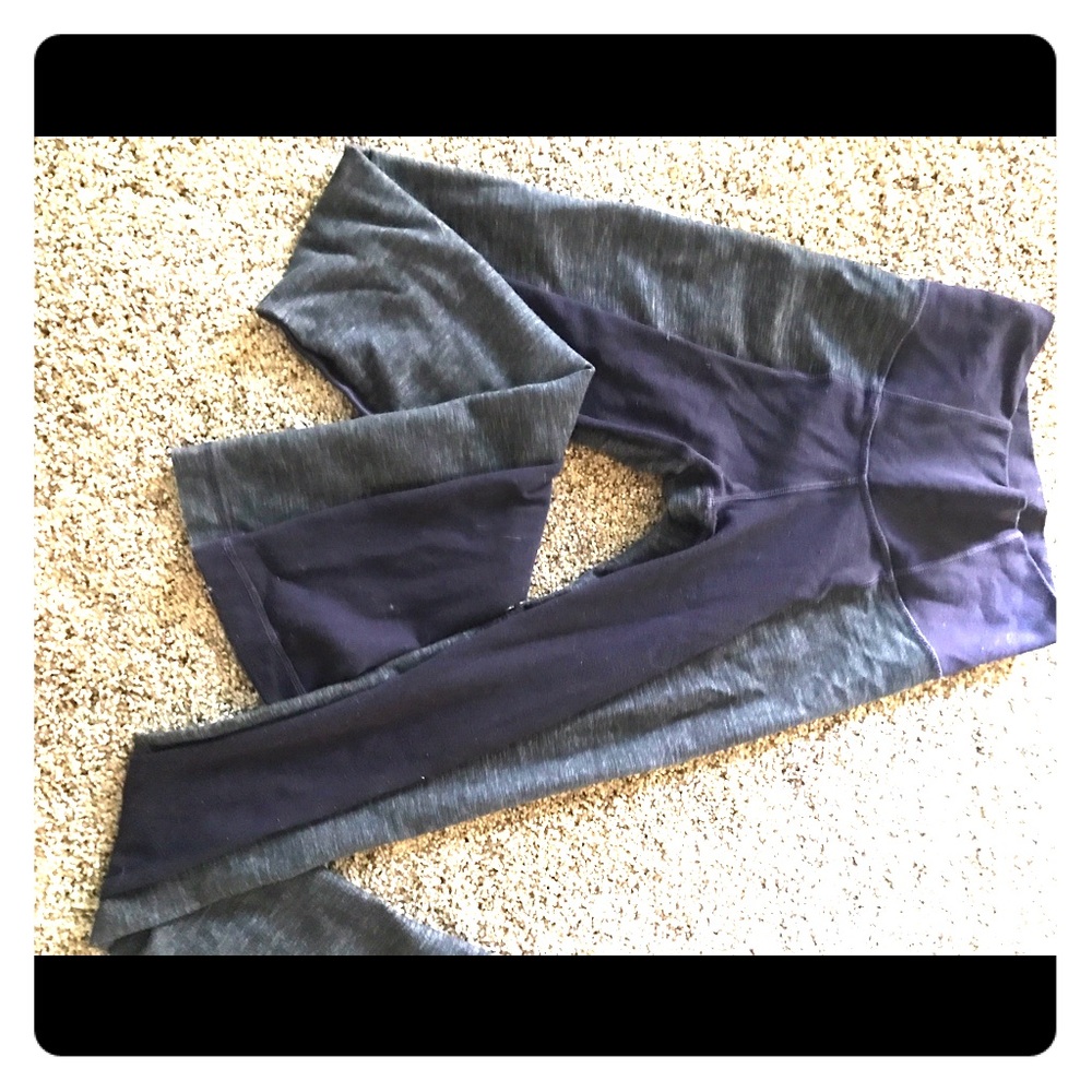 LULULEMON dark grey and purple pant