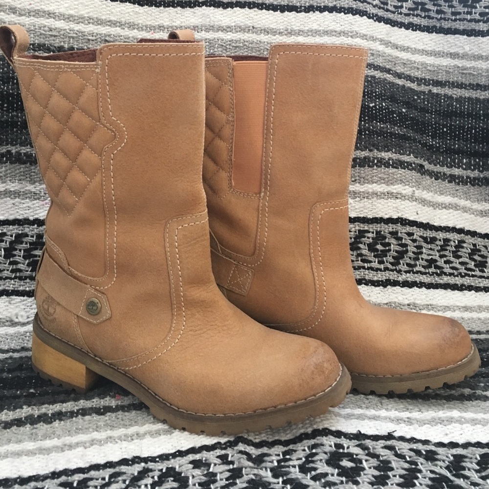 Timberland Tan Leather Boots
