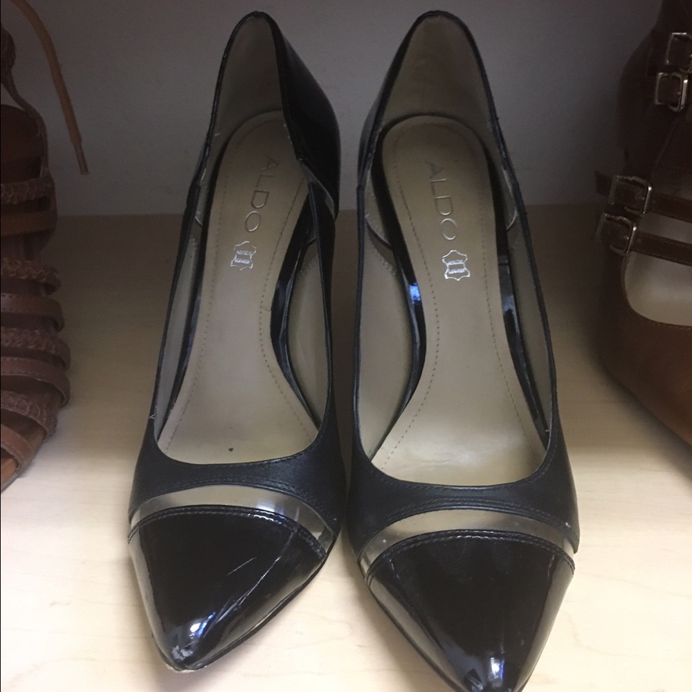 Aldo black heels