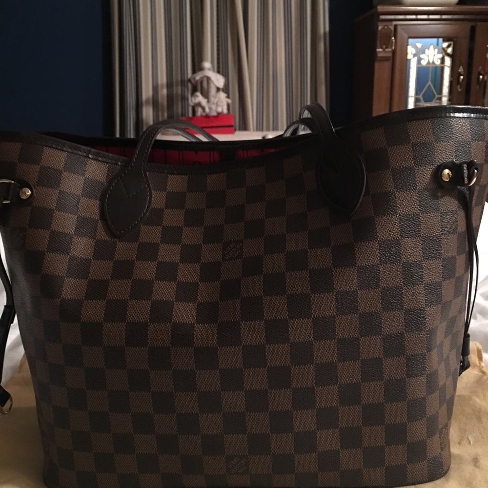 Non authentic LV Neverfull Damier Ebene Tote Bag👜
