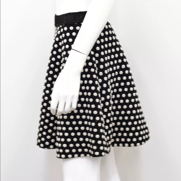 Sandro dotted elastic wasit skirt - Picture 3 of 4