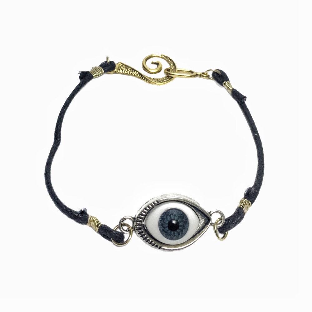 Womens Handcrafted Evil Eye Bracelet - Picture 3 of 4