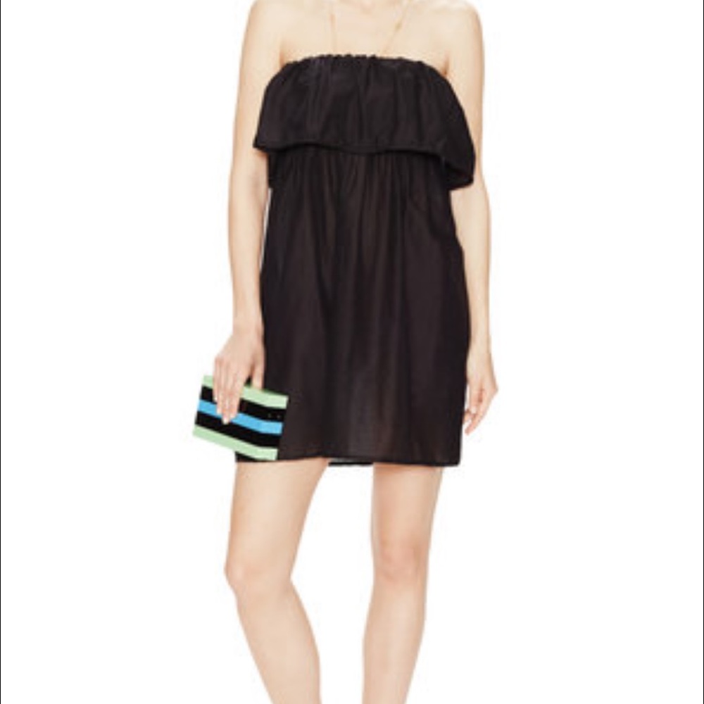 Marabella Sumatra ruffle bandeau dress