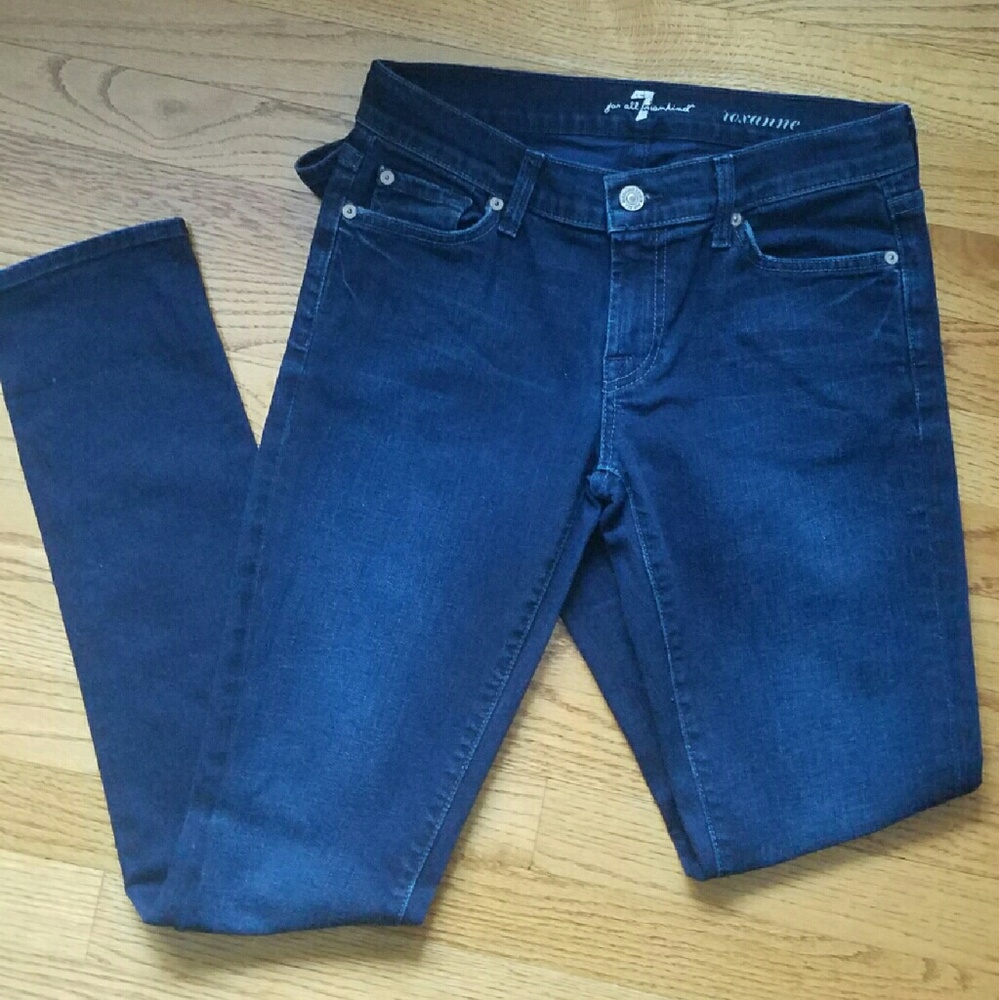 7 For All Man Kind Jeans With Jeweled Detail
