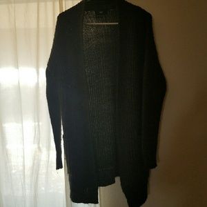 Long dark grey sweater