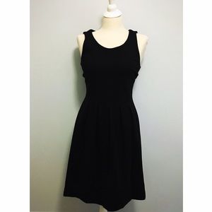 J.Crew Black Pleated Flare Dress NWT size 6
