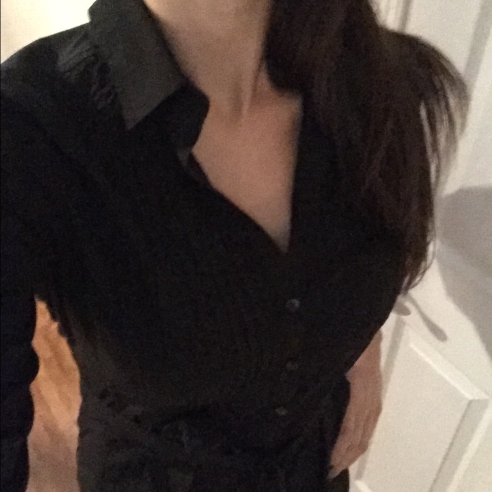 Express Button Down Dress/Top - Picture 2 of 4