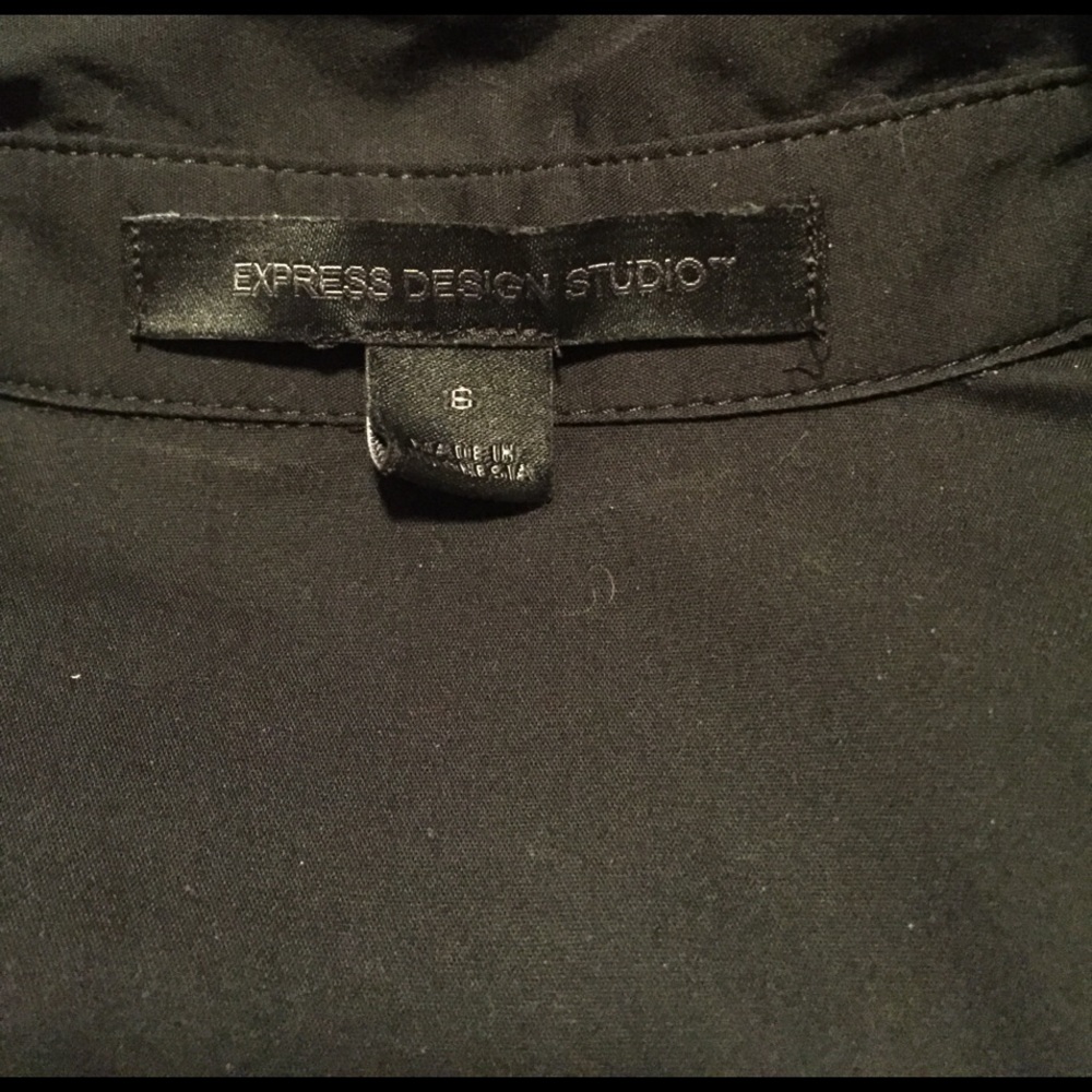 Express Button Down Dress/Top - Picture 3 of 4