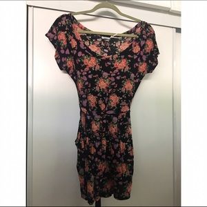 Floral flirty mini dress