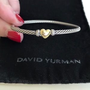 Authentic David Yurman Heart Bracelet