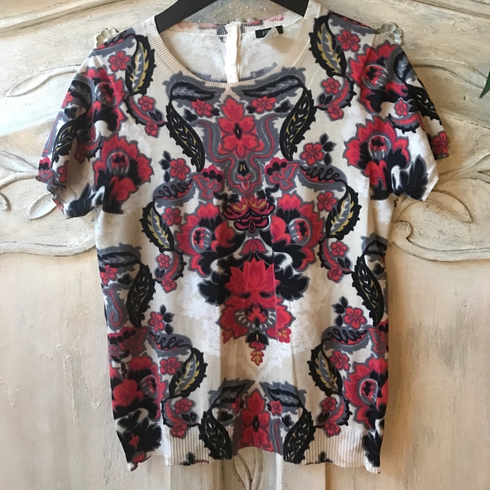 JCrew Short Sleeve Sweater