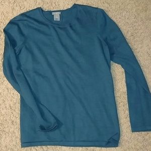 Medium teal Ann Taylor wool blend sweater