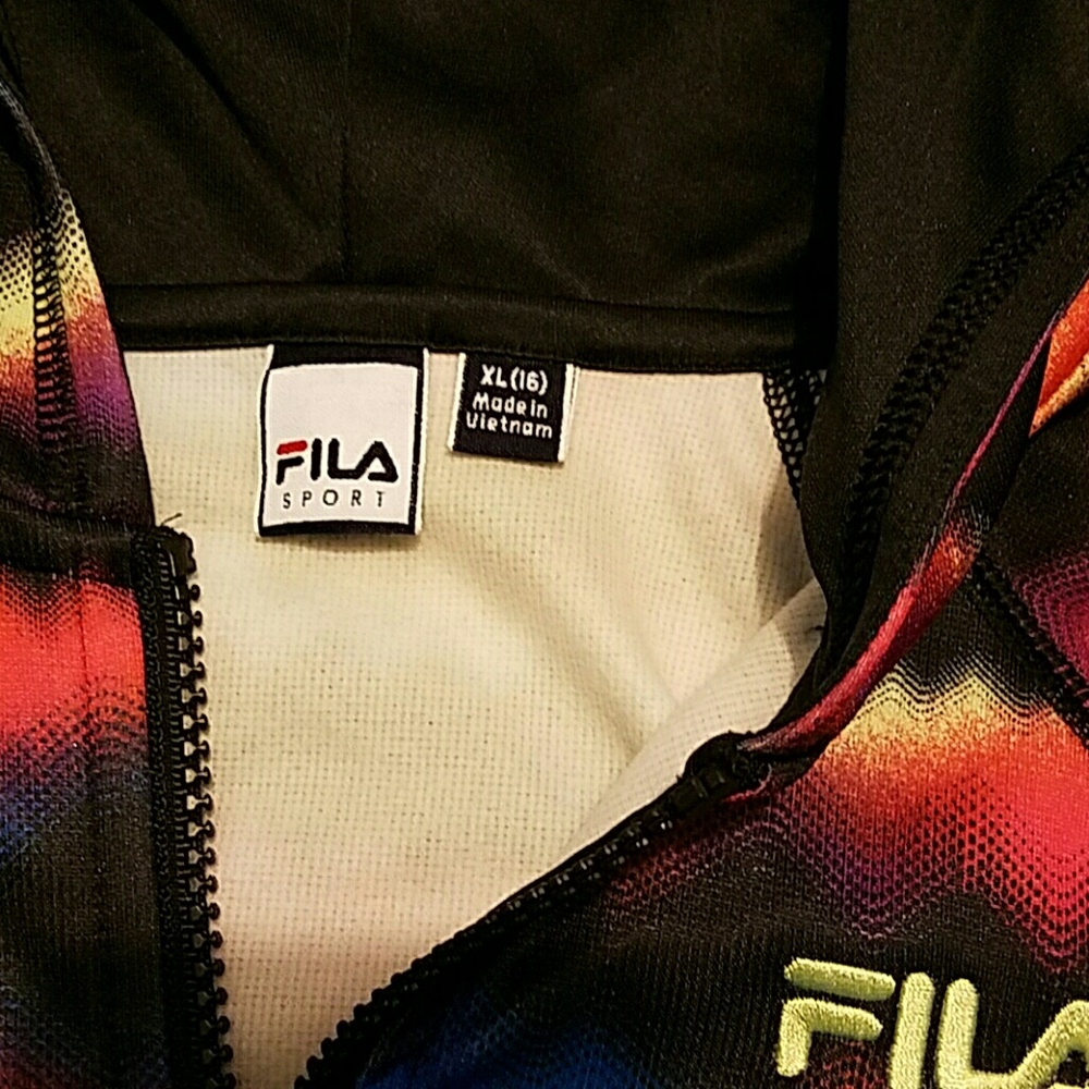 FILA Sport multi-color hoodie Girls XL 16
