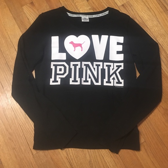 PINK Victoria's Secret Tops - VS PINK Crew Neck Sweatshirt