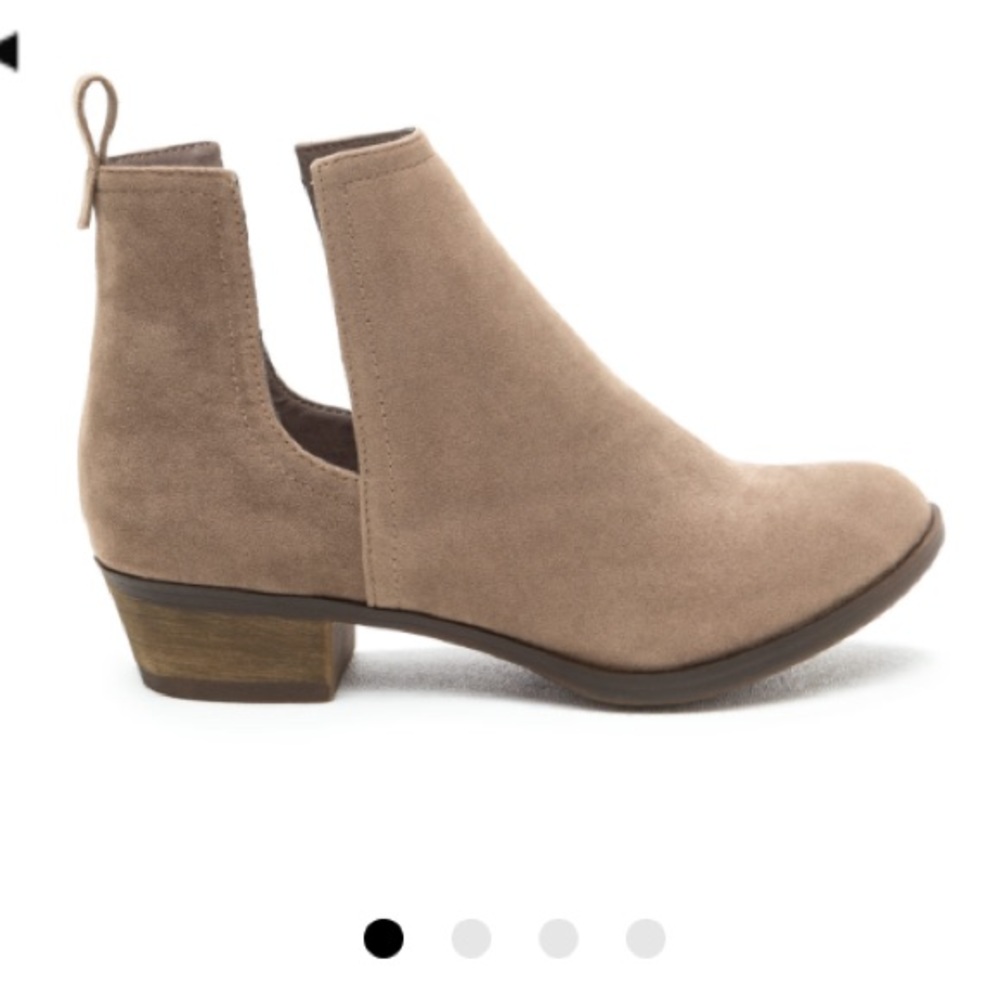 Tan colored booties