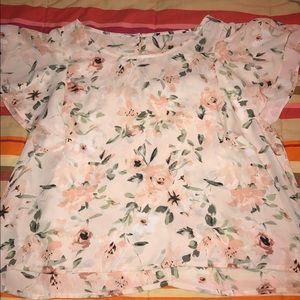 Floral crop top
