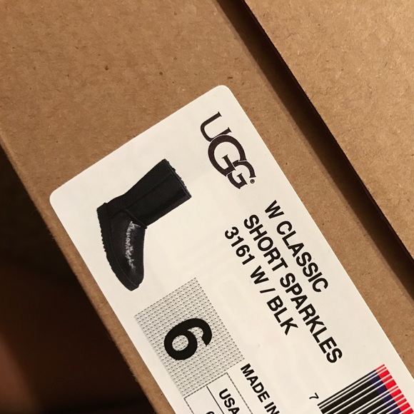 Sparkle Uggs BLACK - Picture 2 of 4