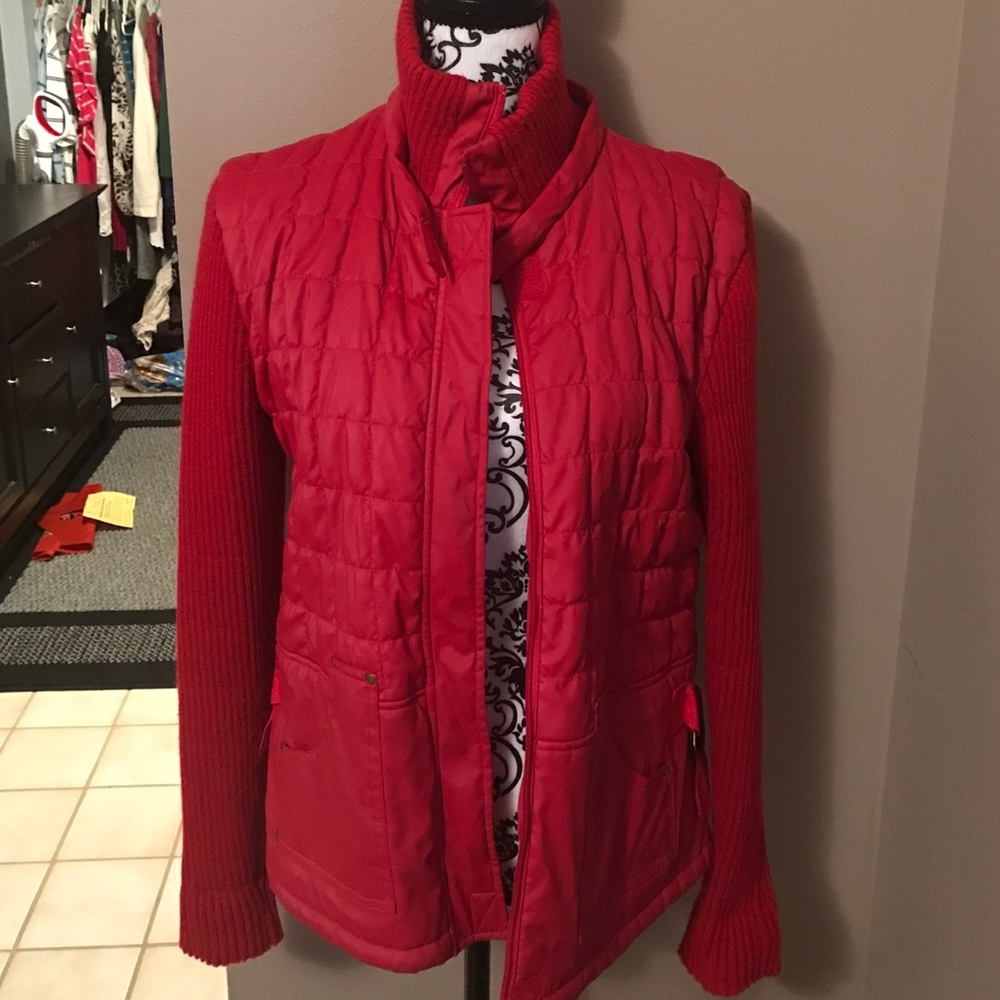 Red jacket