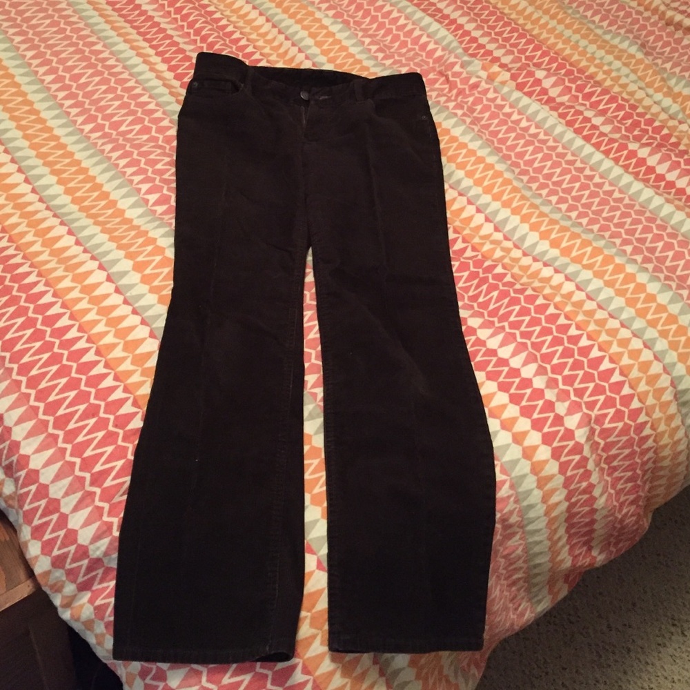 J Crew chocolate brown corduroy chinos - 8S