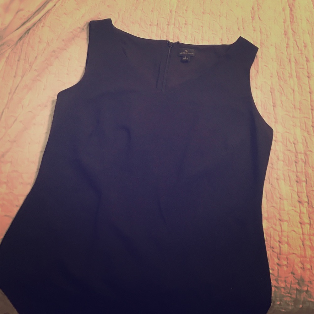 Worthington sleeveless V-neck sheath dress