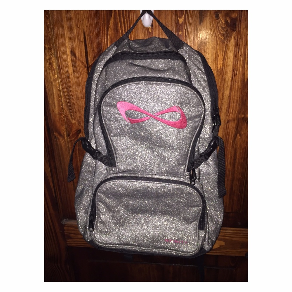 Nfinity Pink Logo Sparkly Cheer Backpack!