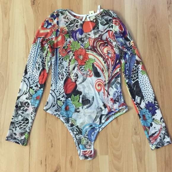 Tops - Tattoo Bodysuit