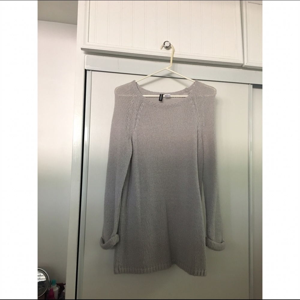 Quarter sleeve knitted crew kneck