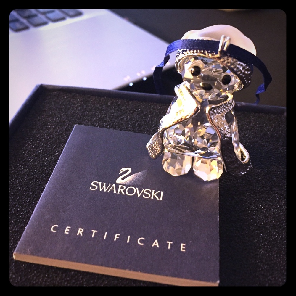 Swarovski certificate crystal bear collection
