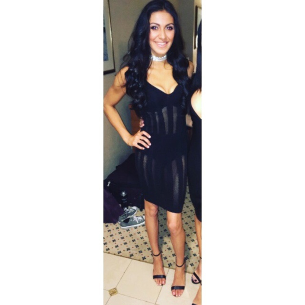Black Sheer Dress