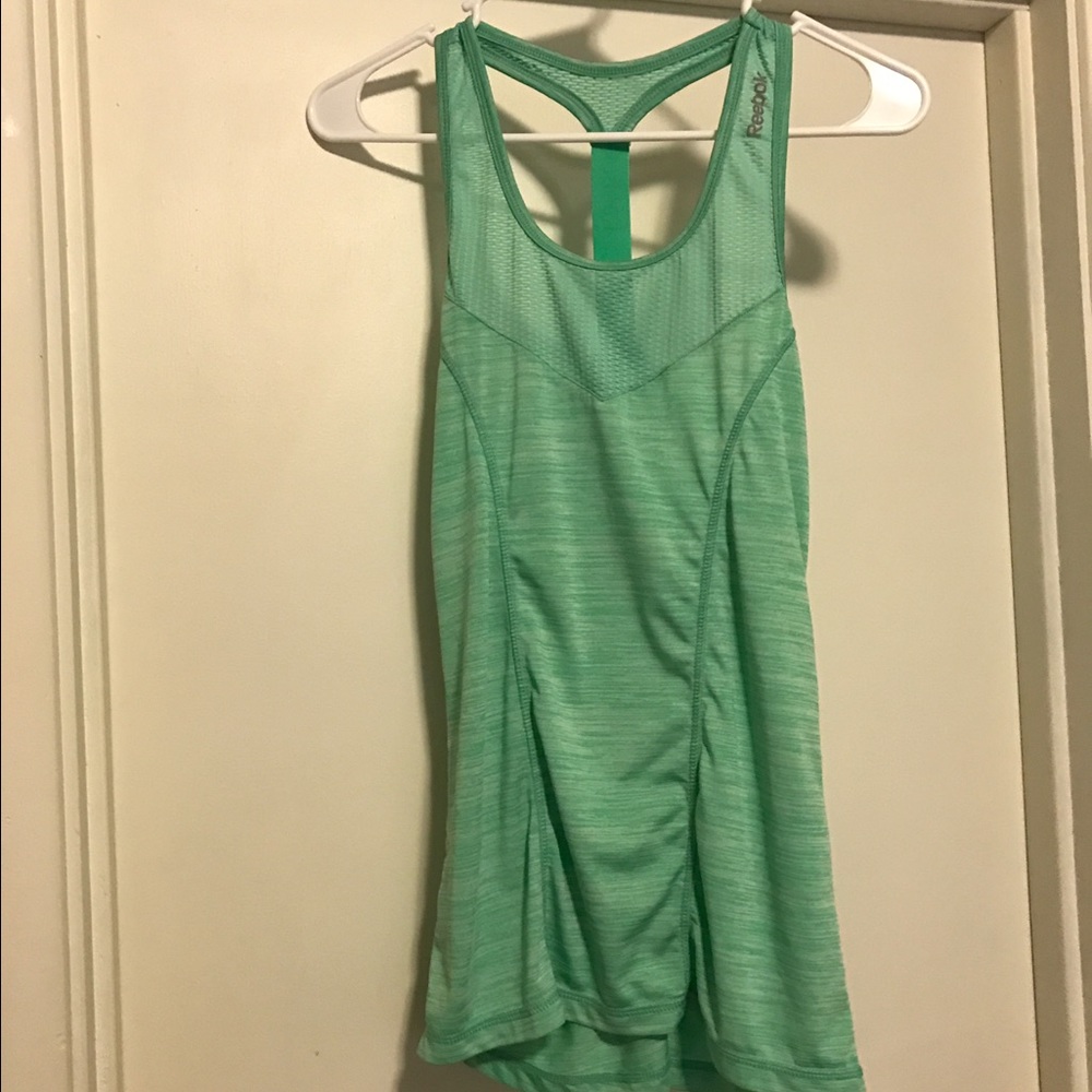 sea green workout tank