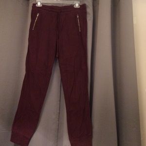 SO Burgandy Sweatpant Joggers