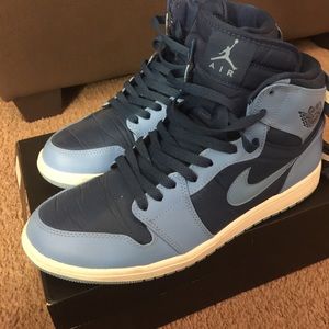 Air Jordan Sneakers- High top one's with strap