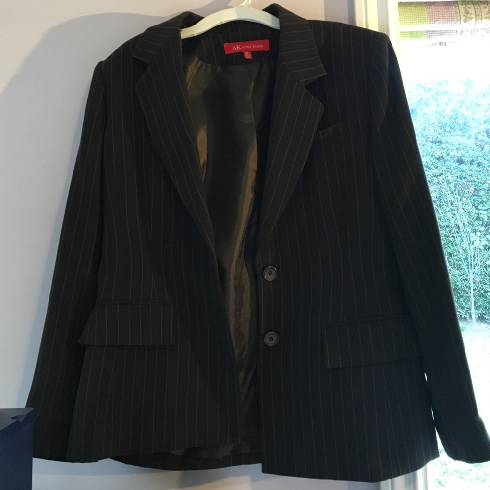Ann Klein striped blazer