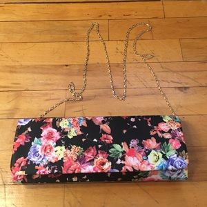 Large Floral Clutch