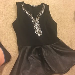 Peplum top