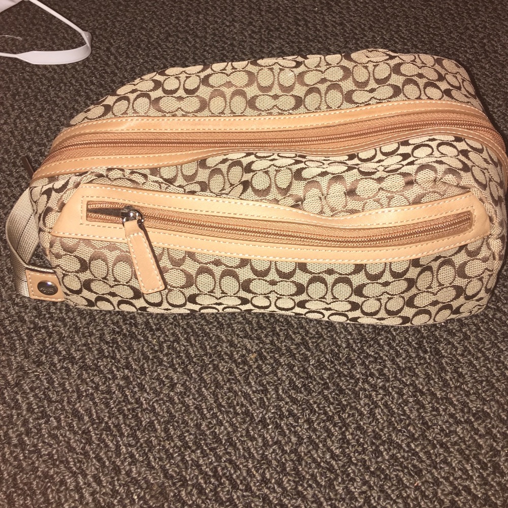 Coach toiletry bag