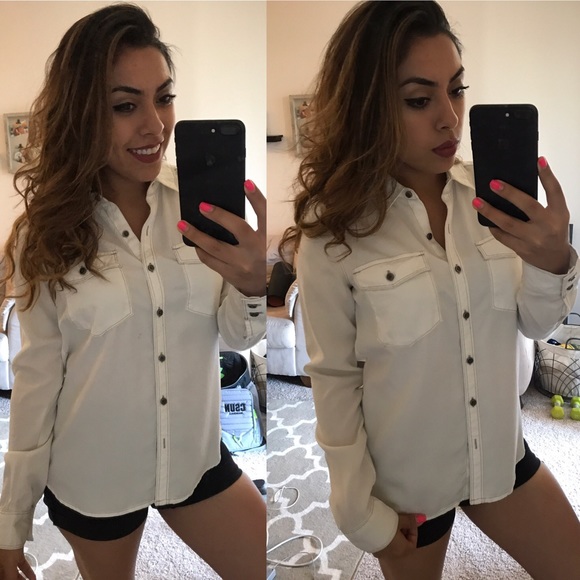Nordstrom Tops - White button up Nordstrom Tops - White button up