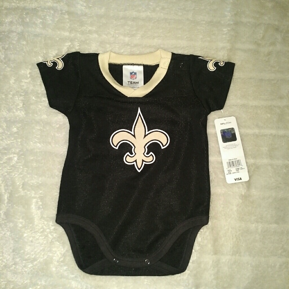 Saints jersey onesie 6-12 months