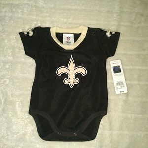 Saints jersey onesie 6-12 months