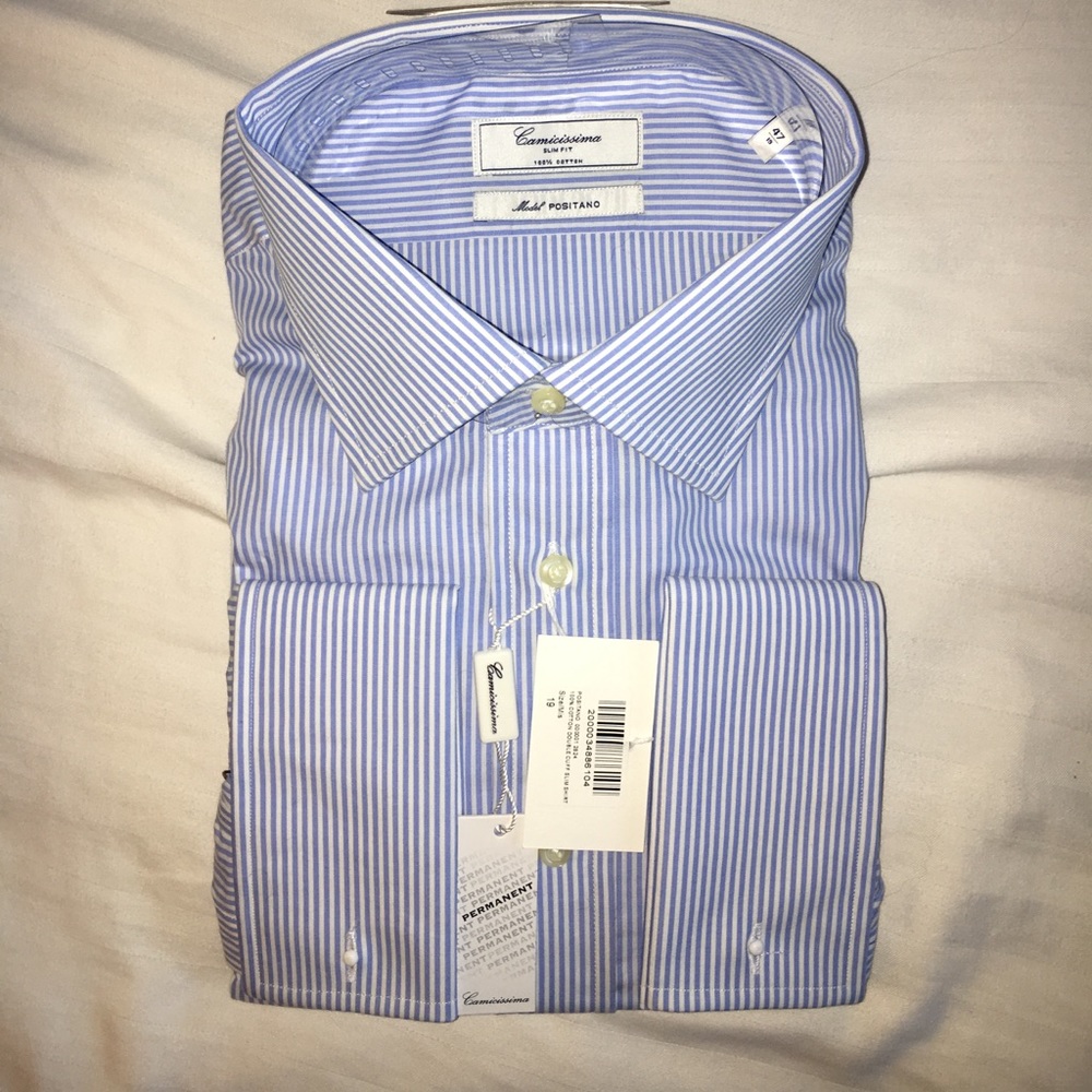 NWT👔"Camicissima" Button Down Top (Size 47/19)