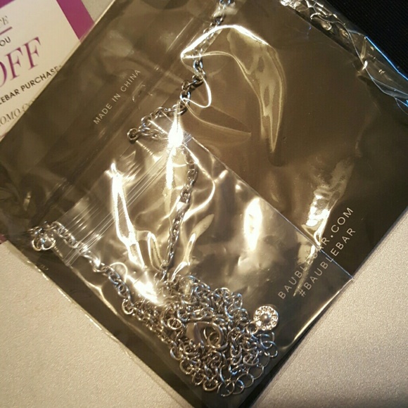 Limited Edition Baublebar Snowfall Pendant Necklac - Picture 3 of 3