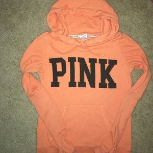 Orange Victoria secret PINK hoodie