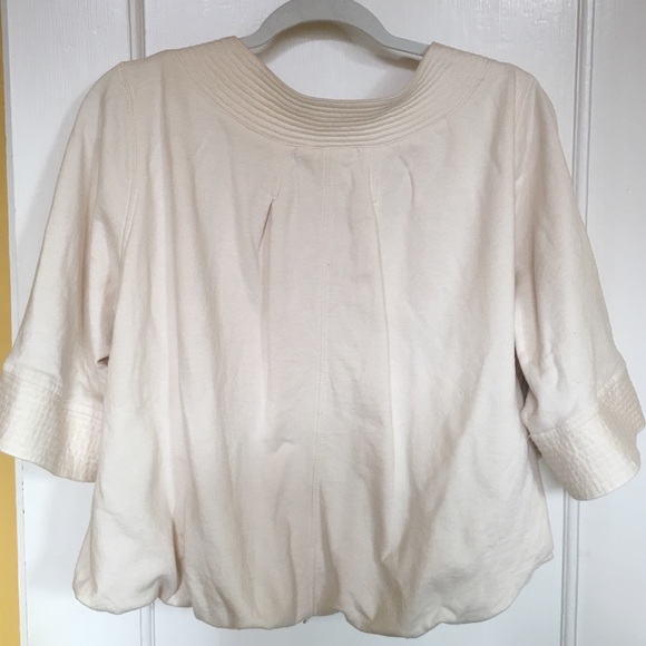 MIKE & CHRIS Bubble Cropped Top Sz M - Picture 2 of 4