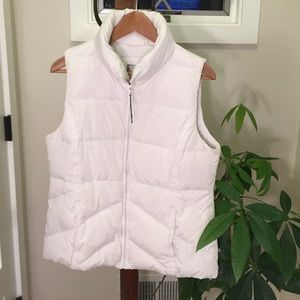 White Puffer Vest